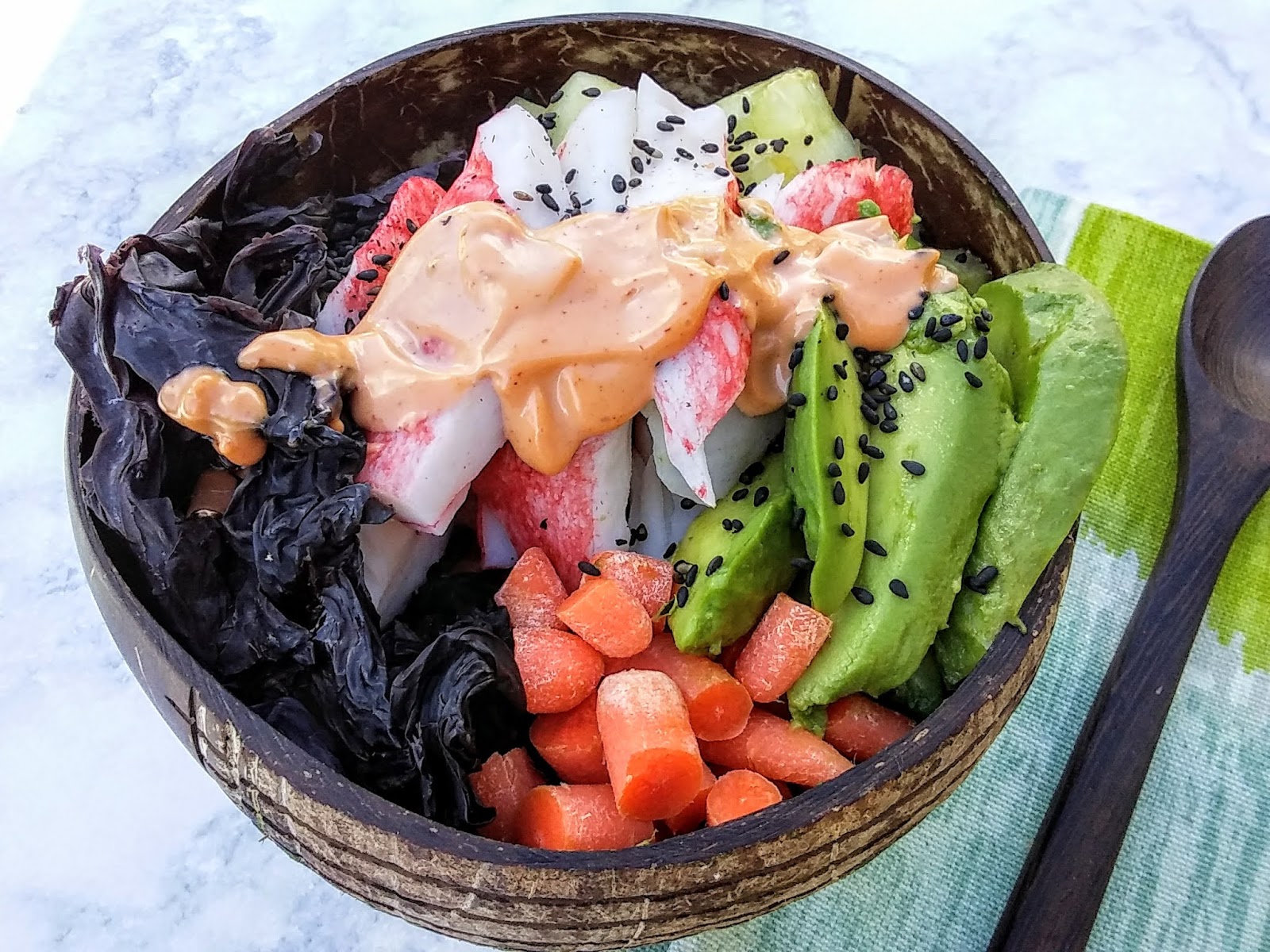 Layer the ingredients in a bowl
