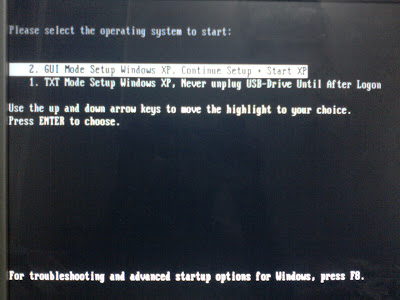 Install Windows XP Using USB Flash Drive