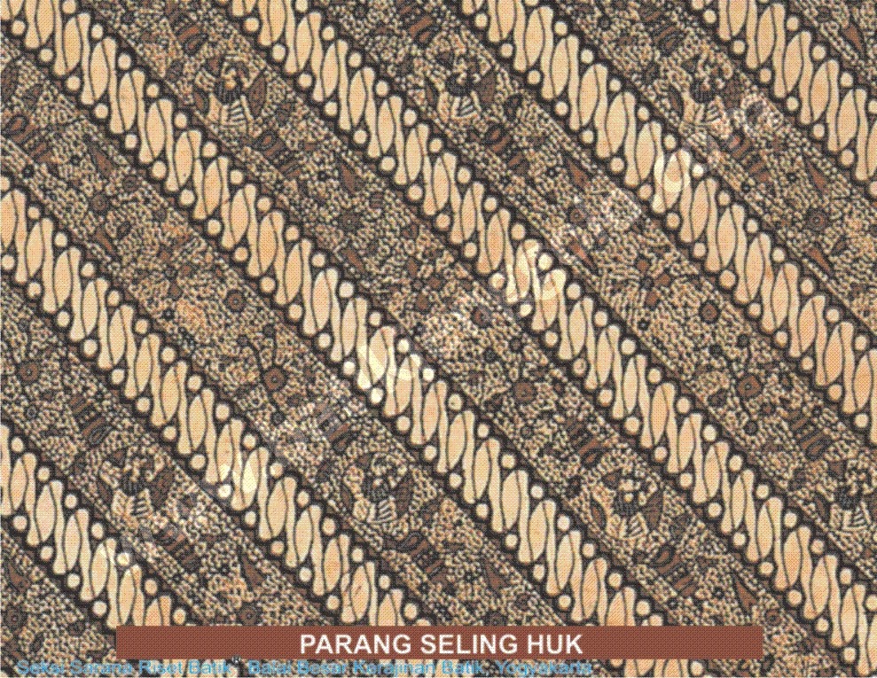 Batik Motif Parang Rusak Seling Huk