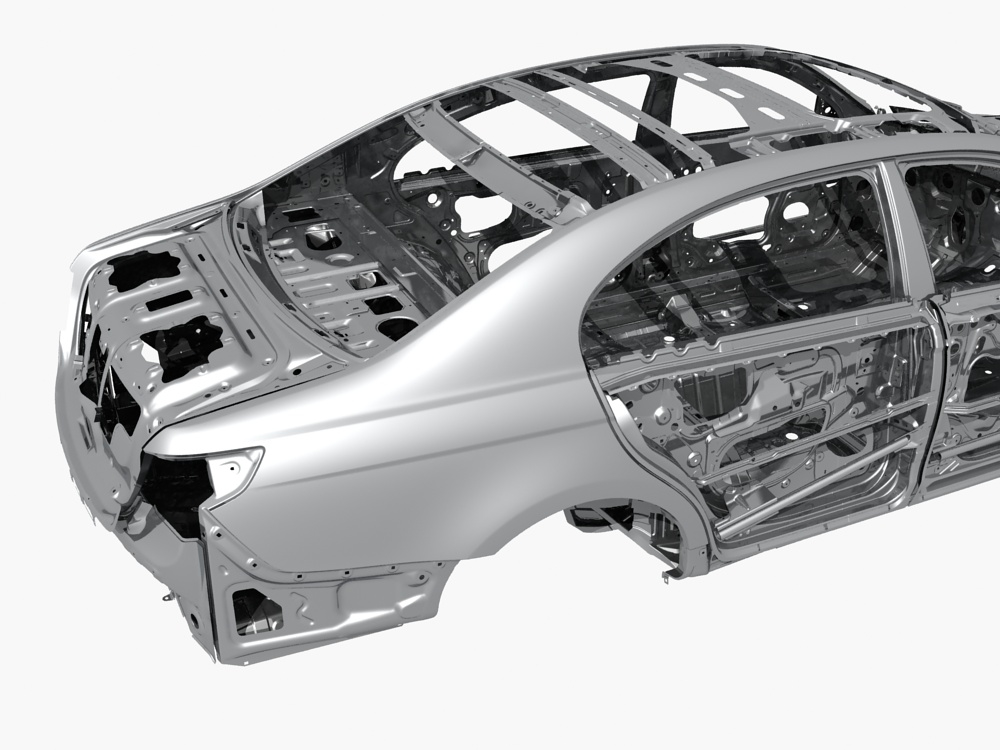 Automotive Enthusiast Podium Body in white