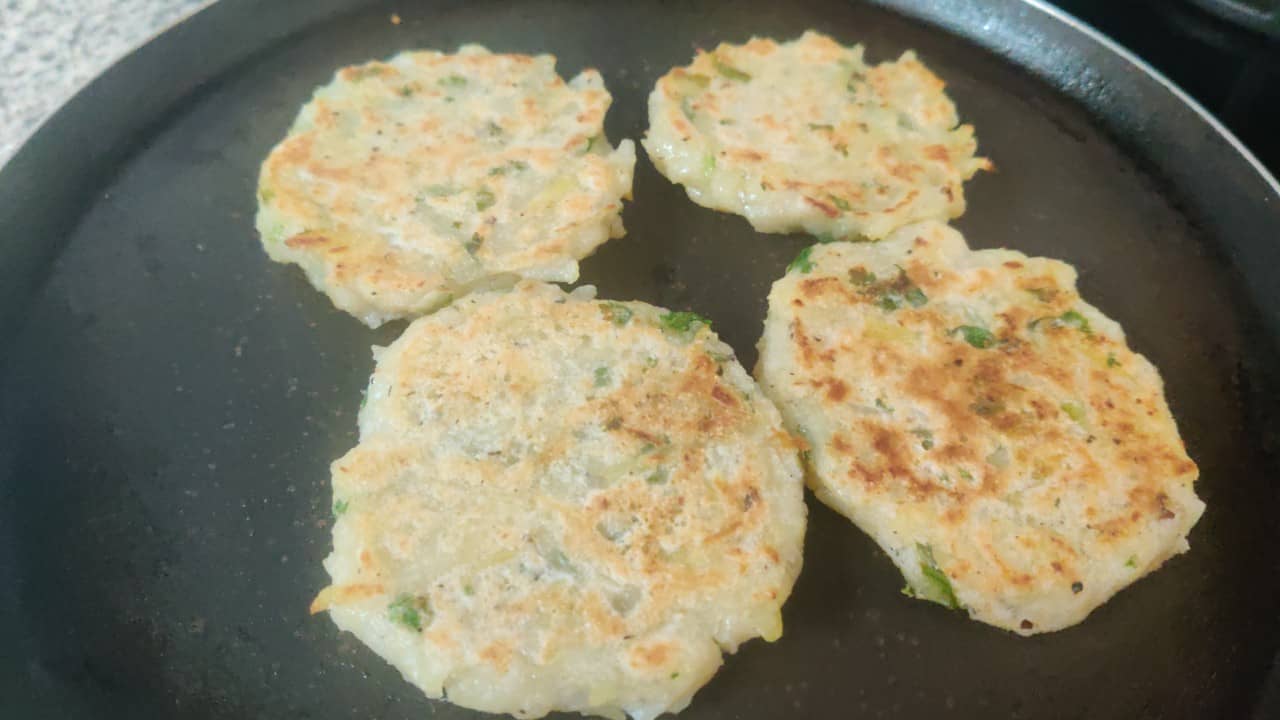 Eggless Potato Pancakes Recipe Pure Veg Potato Pancakes Snack