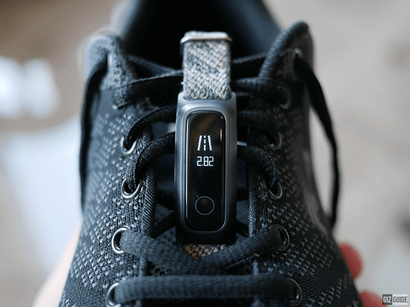 Attached on a shoe Attached on a shoe
