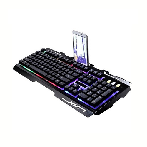 Bàn Phím Giả Cơ Chuyên Game G700 Thiết Kế LED Có Giá Đỡ Điện Thoại Cao Cấp