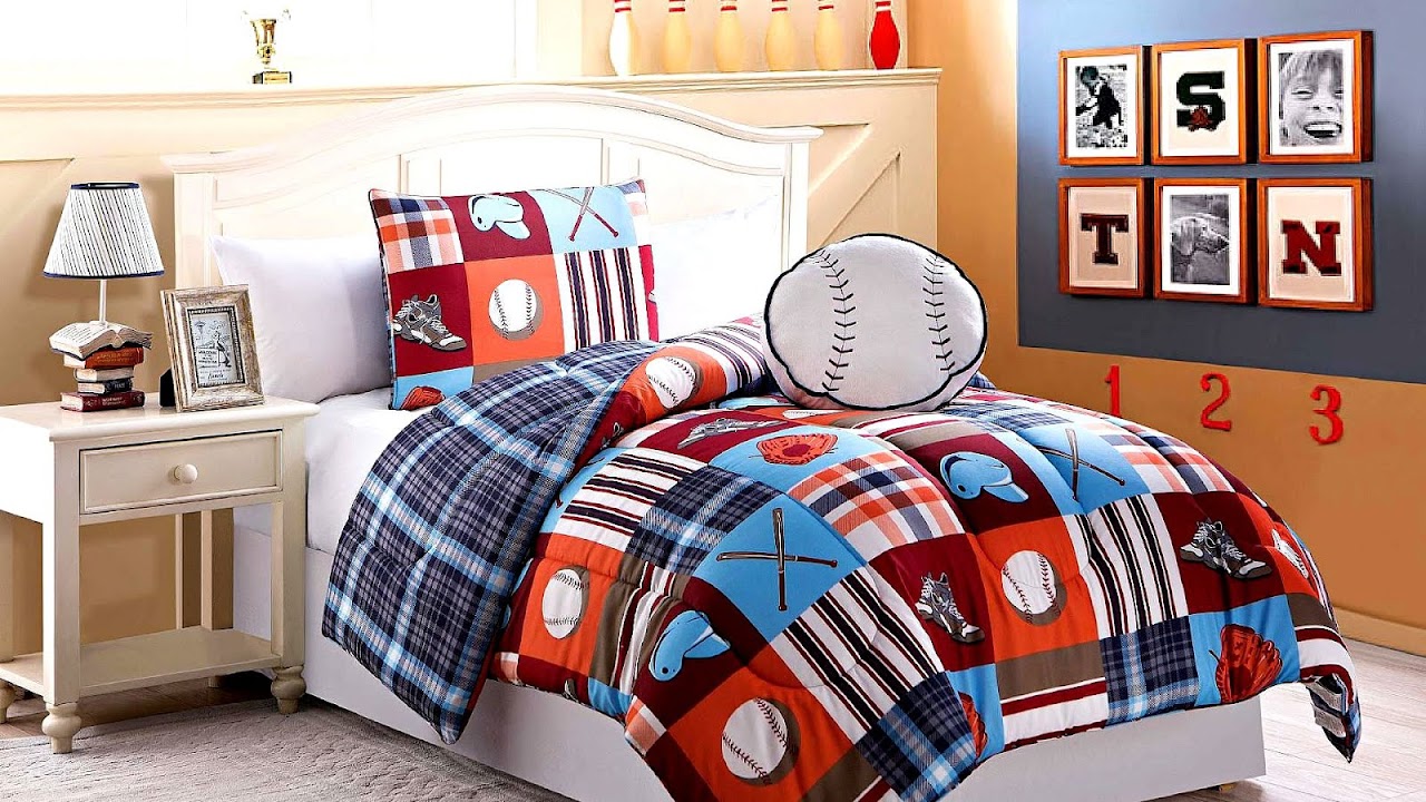 Sports Themed Kids Bedding Theme Choices