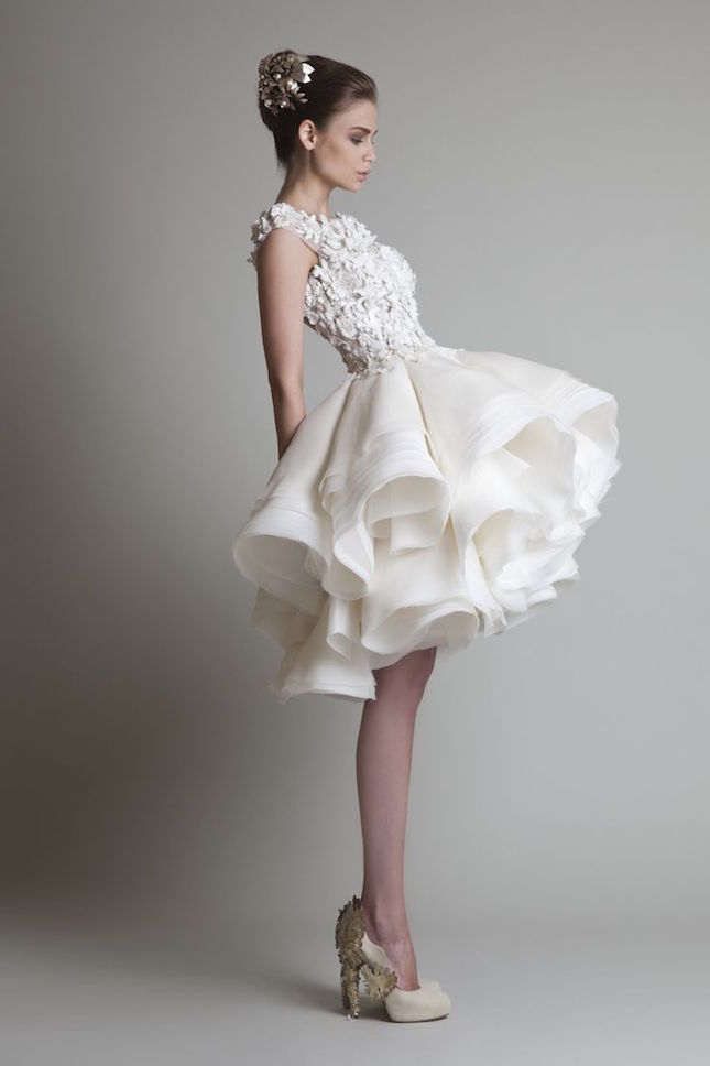 Edgy Short Wedding Dresses bridal trend ideas