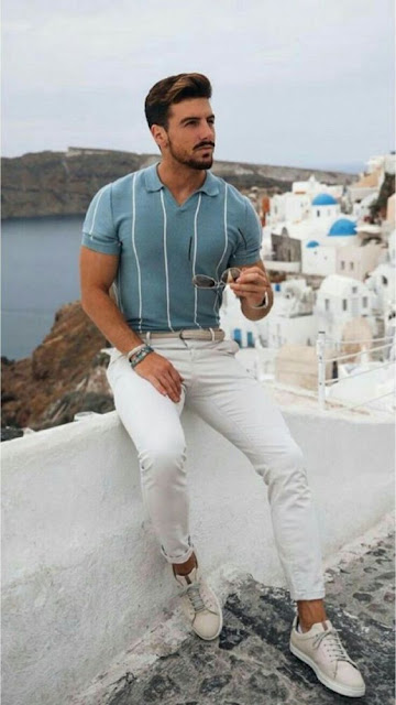 50+ Summer Style Polo Shirt Outfit Men casual Jeans Menswear - WallpaperDPs