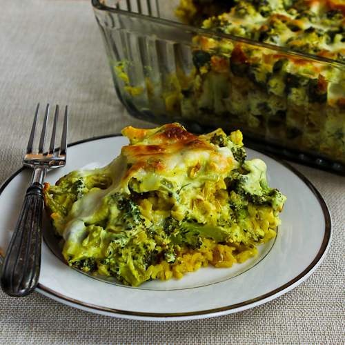 Vegetarian Curried Brown Rice and Broccoli Casserole with Creamy Curry ...