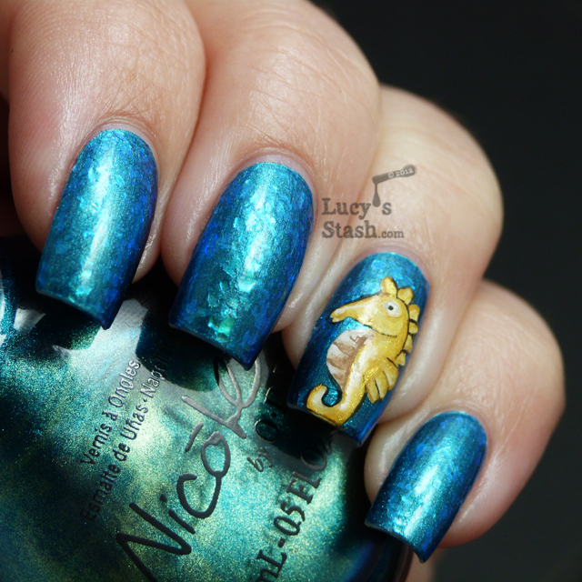 Lucy's Stash - Seahorse manicure