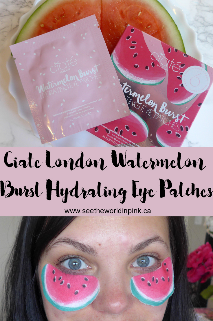 Skincare Sunday Ciate London Watermelon Burst Hydrating Eye Patches