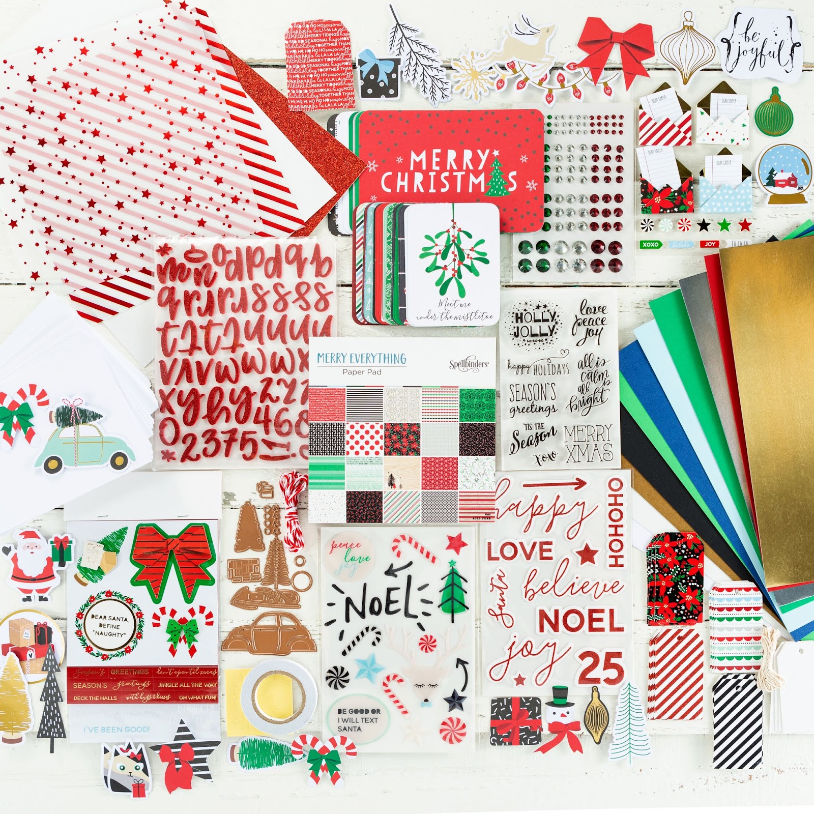 SOAPBOX CREATIONS Spellbinders Merry Everything Christmas Kit...