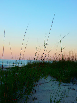 Sunrise on the shore, photo by J.J.