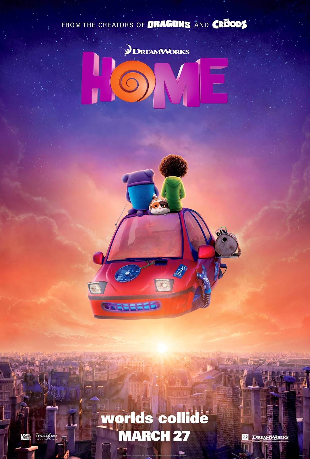HOME Exclusive First Look at New Animated Movie from DreamWorks Studio