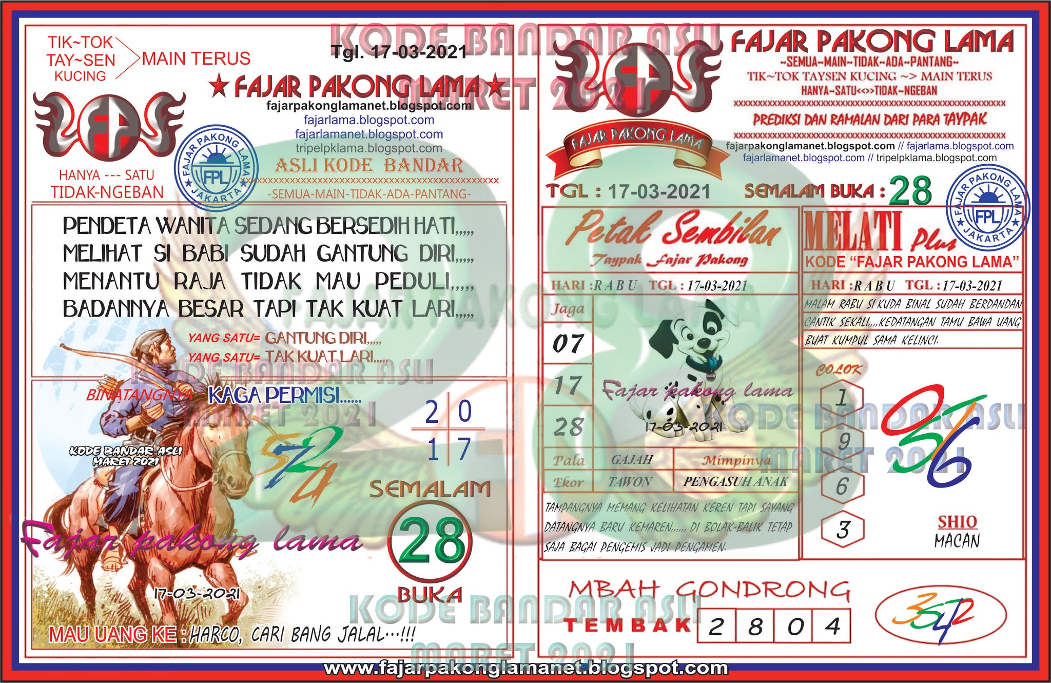 Forum Syair Hk Malam Ini Rabu 17032021 Angka Tarung Hk