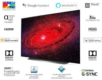 LG 164 cm (65 inches) 4K Ultra HD Smart OLED TV 65CXPTA (Dark Steel Silver) (2020 Model)