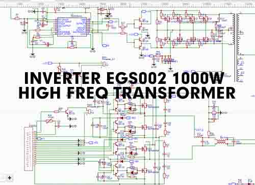 1000W Inverter 12/24VDC to 220VAC with EGS002 High Frequency