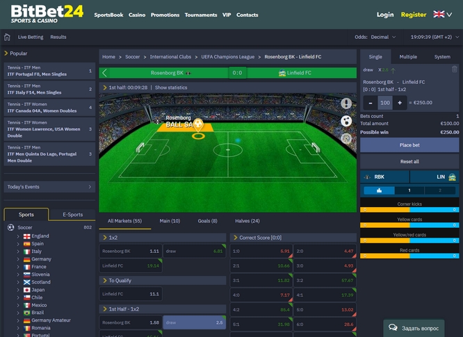 Bitbet24 Live Bets
