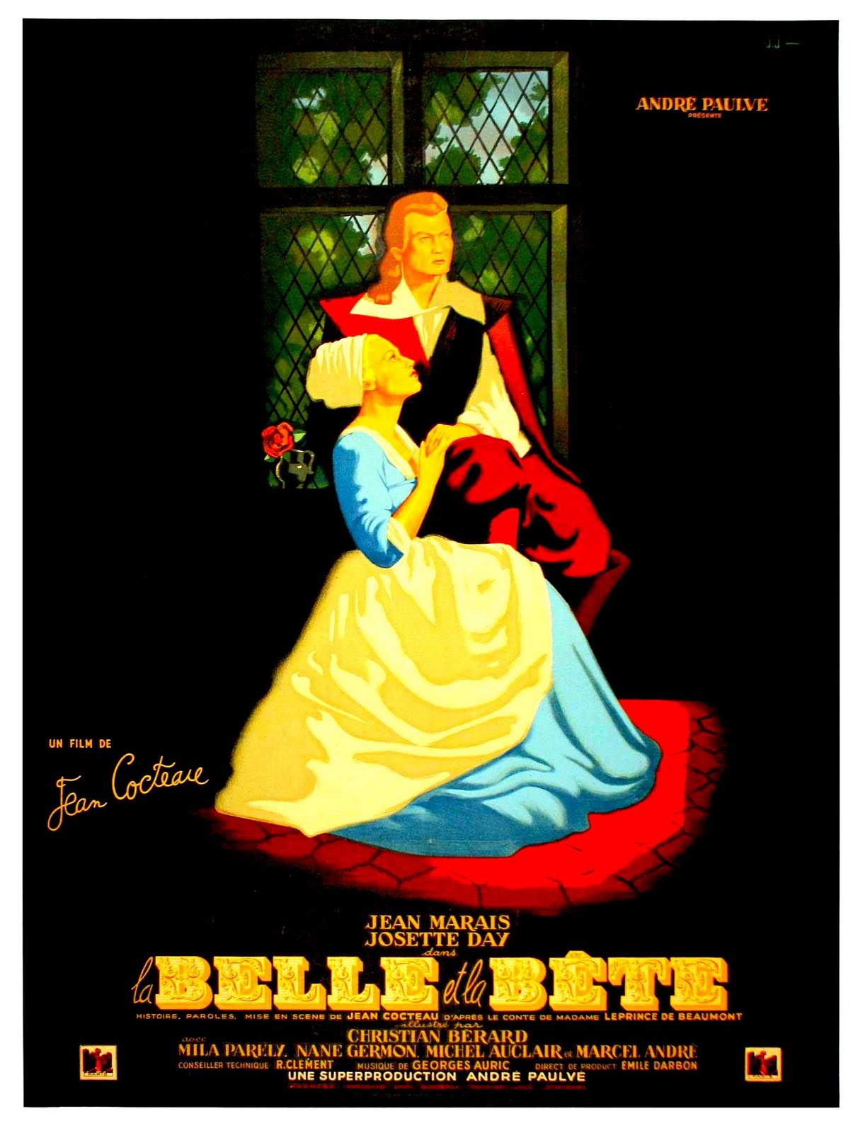 La Belle Et La Bête Film Français 1946 Cover Univers: La belle et la bête (1946) Jean Cocteau.France