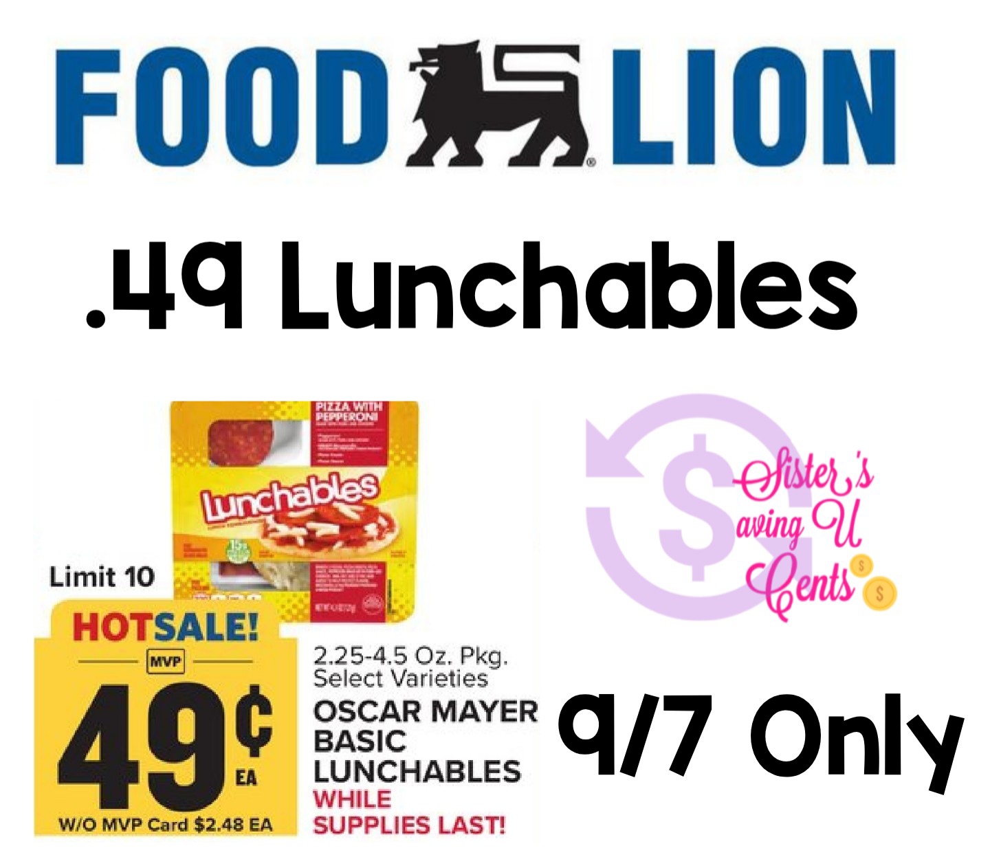 49 Lunchables At Food Lion