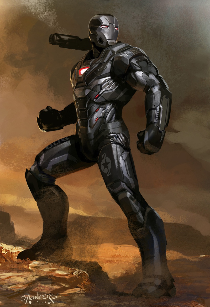 Universo Marvel 616: Artista da Marvel Studios revela conceitos visuais em  cima da hora pra o Máquina de Combate em Vingadores: Ultimato