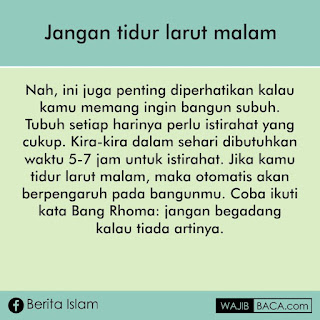 Cara Jitu Gampang Bangun Subuh Tiap Hari