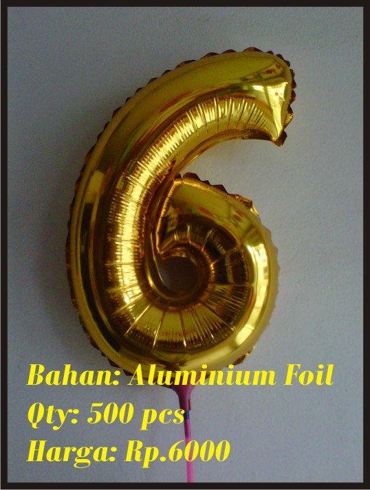 BALON PRINTING, BALONALUMINIUM FOIL, POMPA BALON: BALON ALUMINIUM FOIL