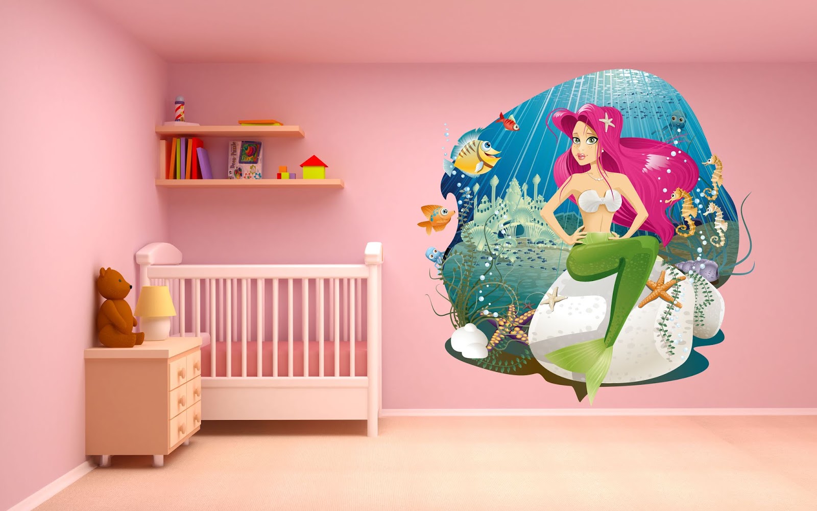 Adesivi murali per la cameretta dei bambini: tante idee per decorare ... Decorazioni murali per camerette bambini