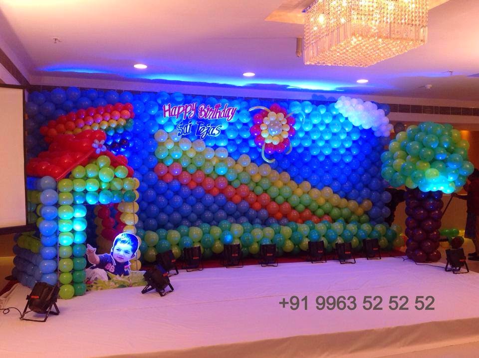 Svm Events Balloon Decorations in Hyderabad Vijayawada Balloon Walls balloon themes Balloon