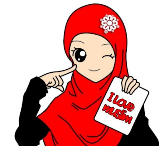  Gambar Kartun Anak Perempuan  Muslimah Pictures to Pin on 