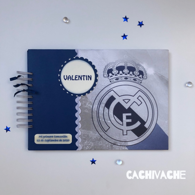 Libro de firmas de comunión de el Real Madrid