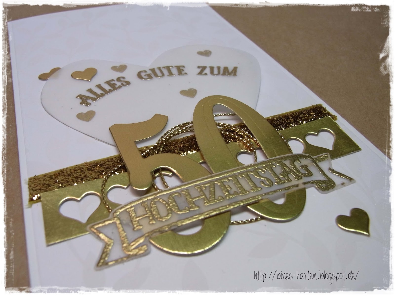 Text Für Karte Zur Goldenen Hochzeit Bines Karten: Karte zur goldenen Hochzeit