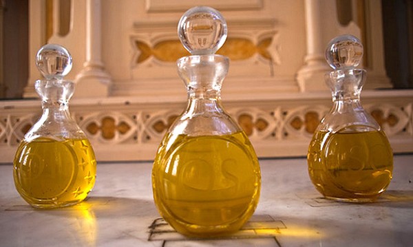 presentation of the sacred oils