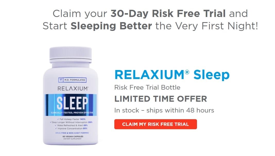Relaxium Sleep Relaxium Sleep Reviews, Ingredients, Side Effects
