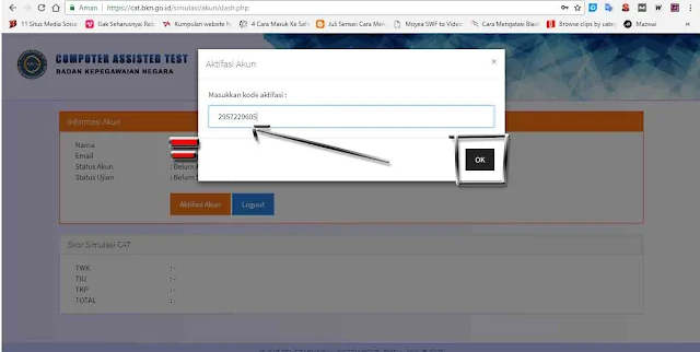 pendaftaran akun simulasi cat bkn lengkap 4