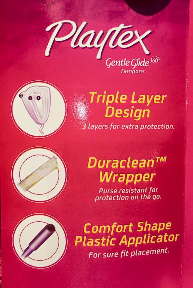 Playtex Gentle Glide Odor Absorbing Tampons with Soft Plastic