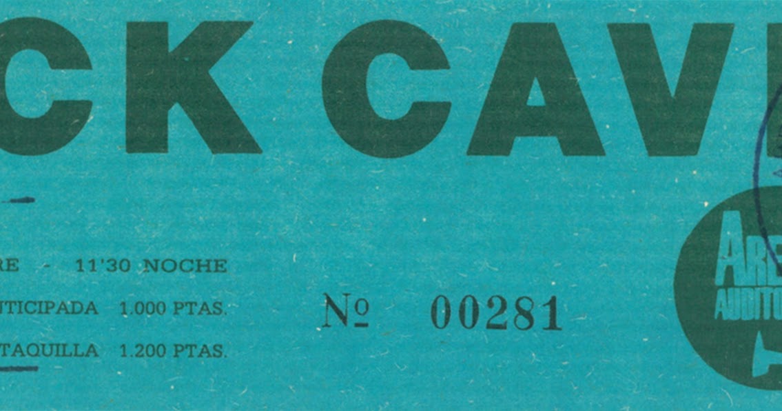 Entradas De Conciertos Nick Cave