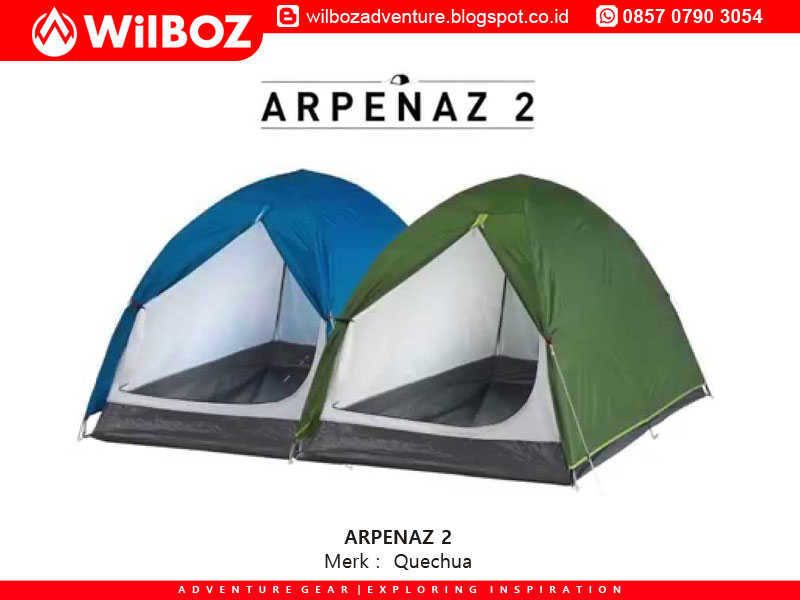 Tenda Dome Quechua Tipe Arpenaz 2 Toko Outdoor Wilboz Adventure