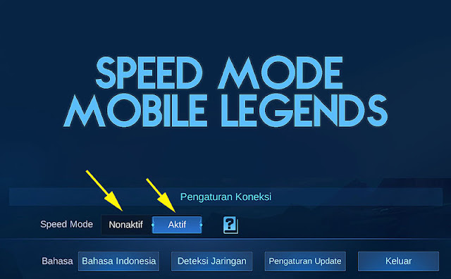 Cara Menggunakan Speed Mode Mobile Legends Supaya Tidak Lag Saat Bermain