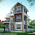 Small plot double floor house architecture
