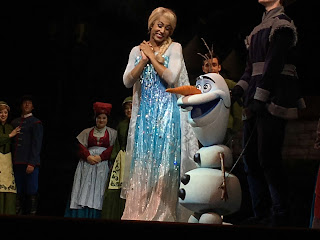Elsa and Olaf Puppet Frozen Live at the Hyperion Disney California Adventure Disneyland