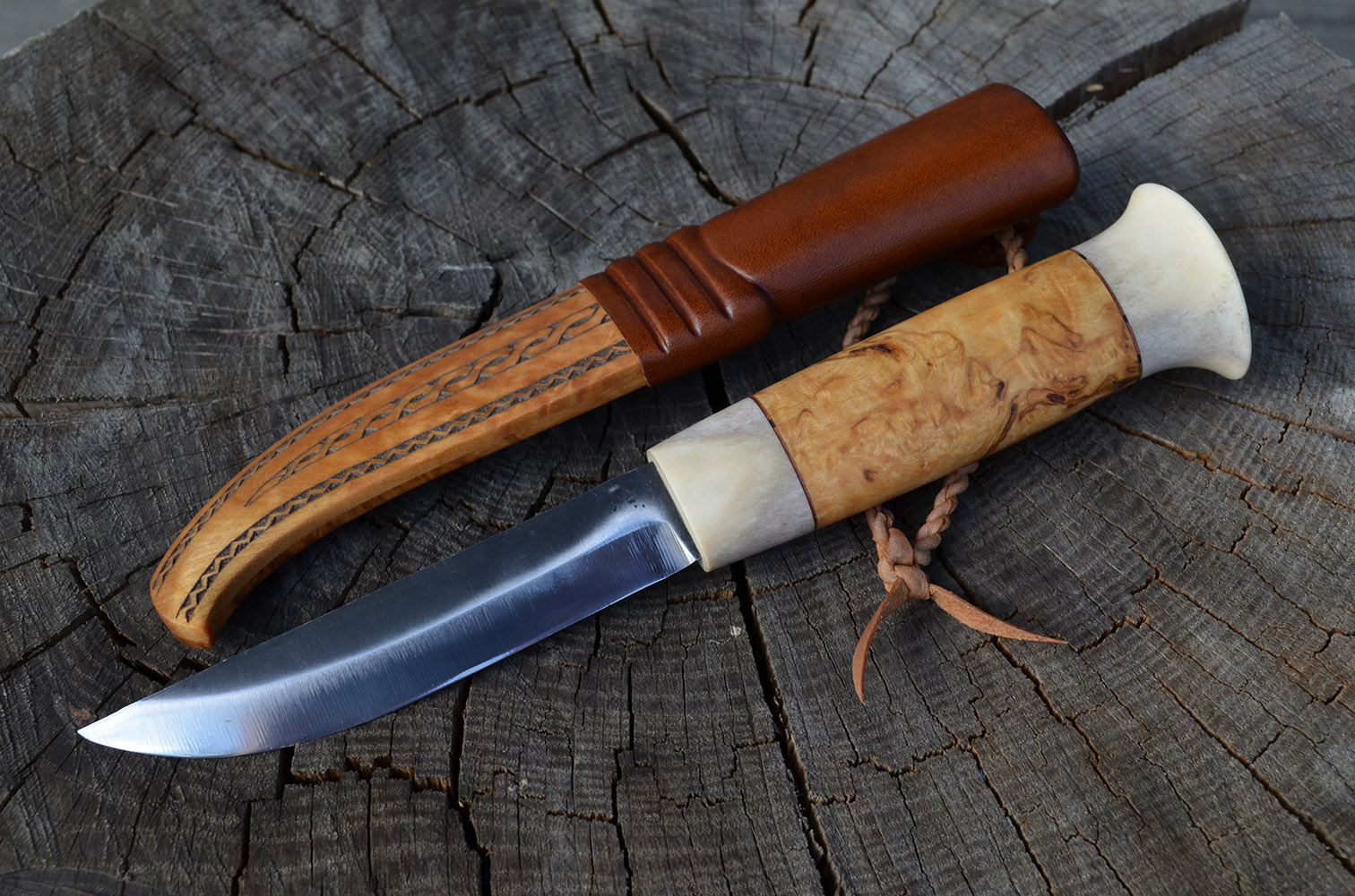 North blades knives Sami style knife, Kankanpää blade