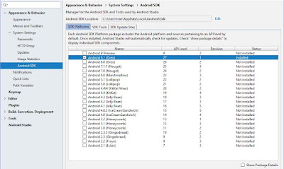 SDK Manager Android Studio