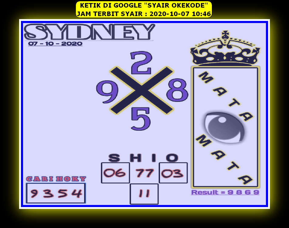 1 New Message Kode Syair Sydney 7 Oktober 2020 Forum Syair Togel Hongkong Singapura Sydney