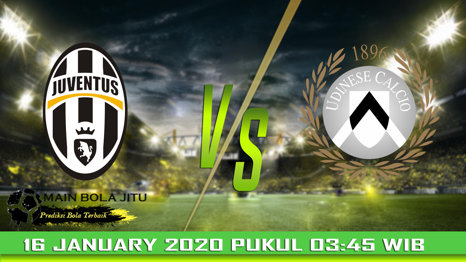 Prediksi Bola Juventus vs Udinese tanggal 16-01-2020