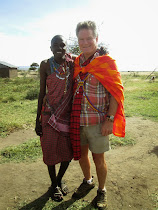 FWT with Tabula, Masai Warrior from Ewangan Masai Cultural Village, Kenya
