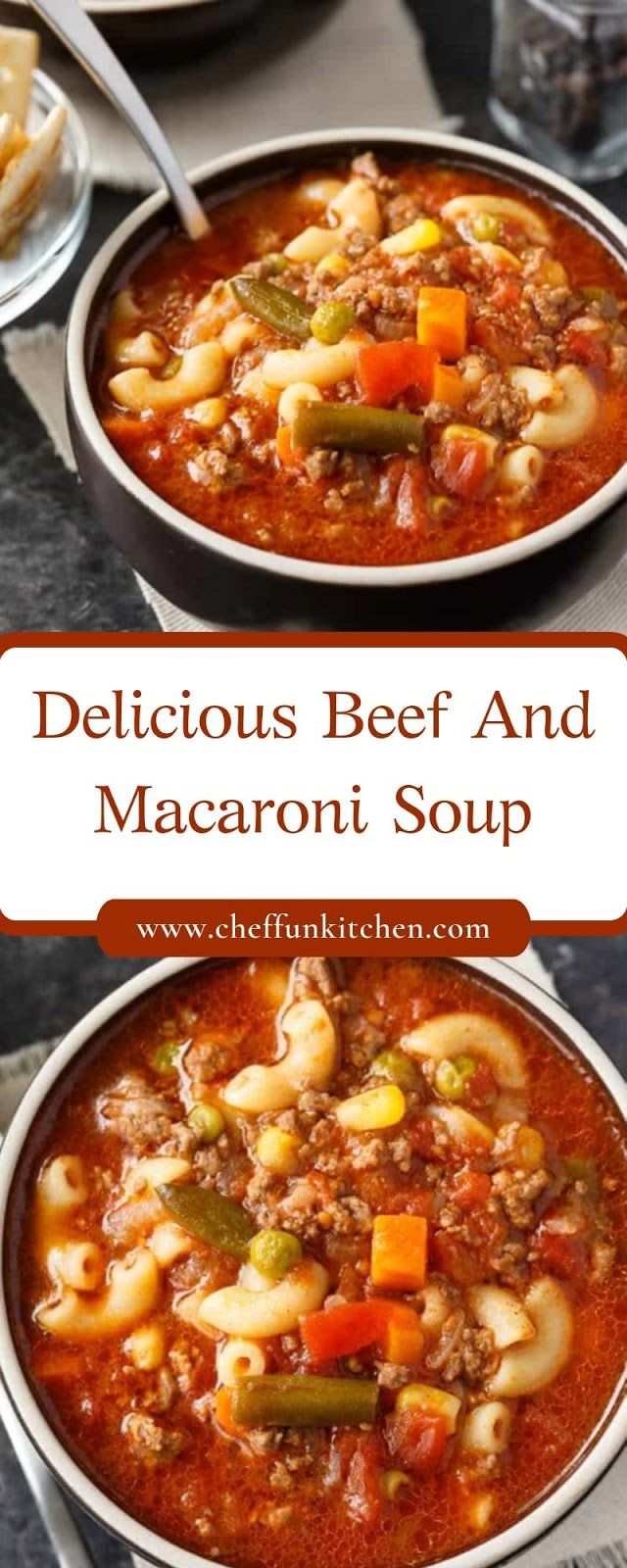 Delicious Beef And Macaroni Soup Delicious Beef And Macaroni Soup