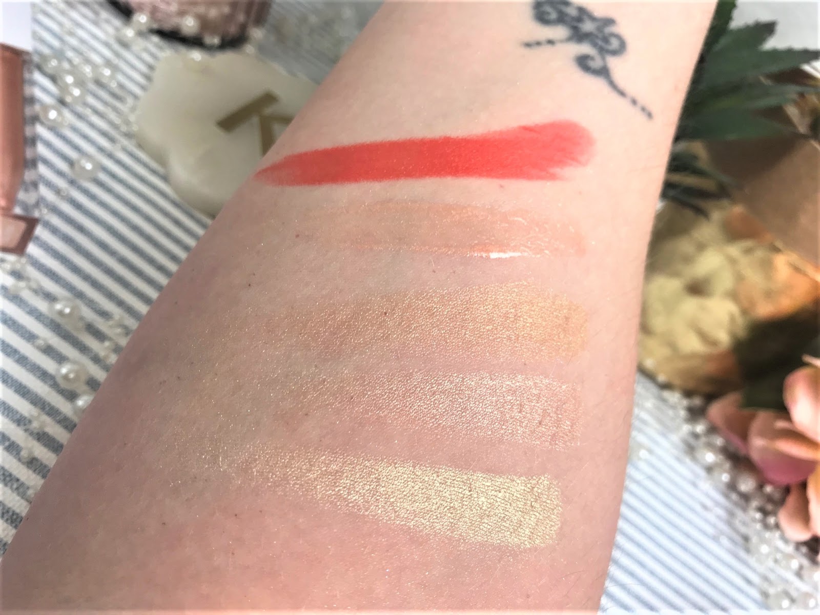 Kathryn S Loves Mua X Glow Collection Review Swatches