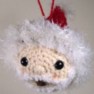 PATRON GRATIS BOLA DE NAVIDAD SANTA CLAUS AMIGURUMI 689