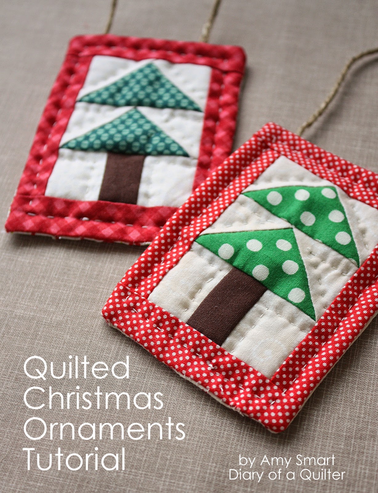 Quilted Christmas Ornament Tutorial - U Create