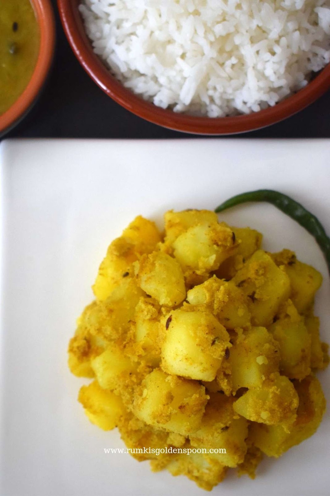 Indian recipe, veg recipes of India, how to make aloo posto, bengali potato recipe, bengali recipes, bengali veg recipe, poppy seed recipes, posto recipes, khas khas ki sabji, bengali vegetarian recipes