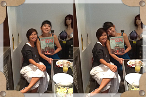 Janet Nguyen, Luke Nguyen's book, and I